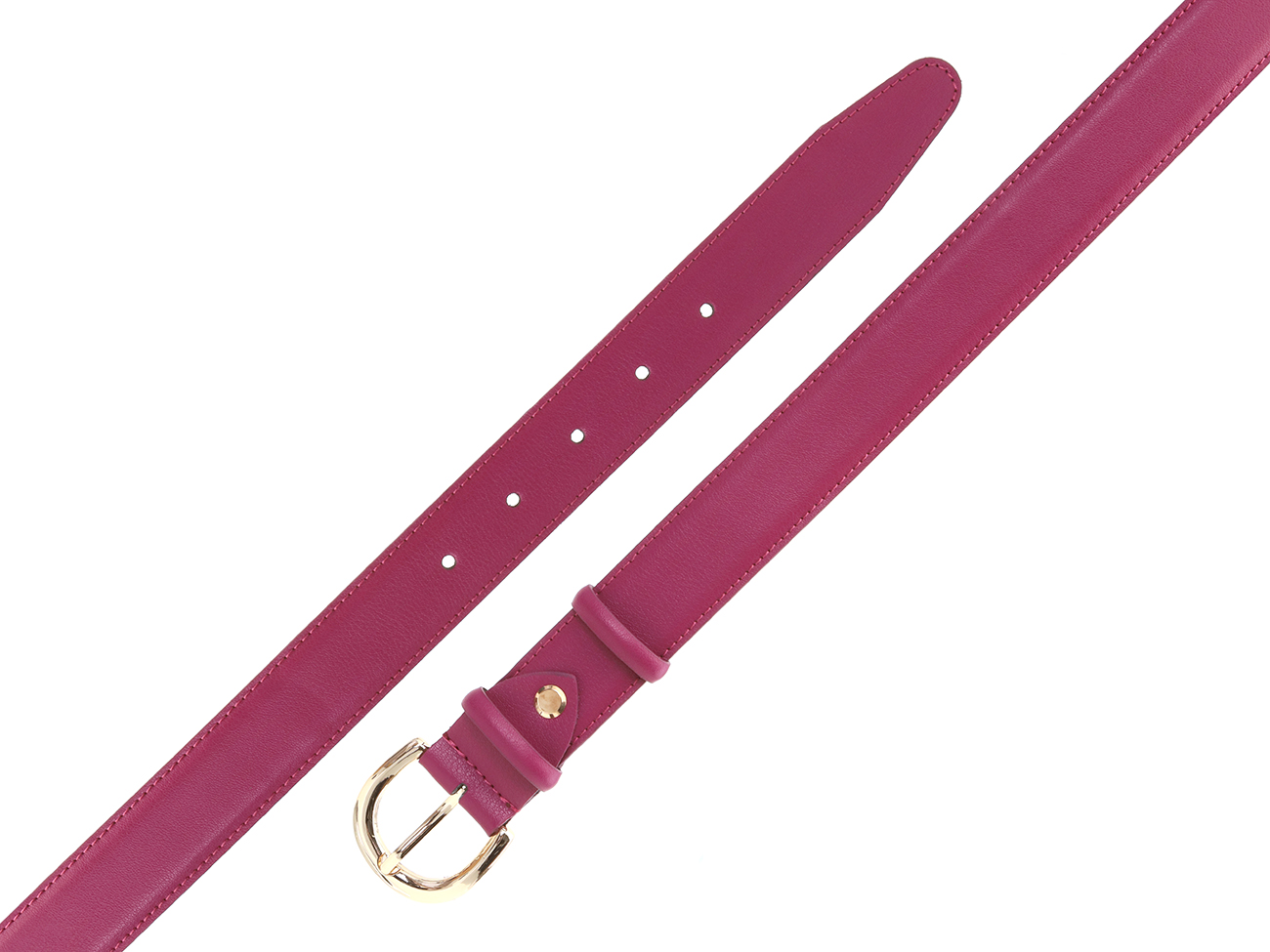 Кожаный фуксия женский джинсовый ремень B30-2002